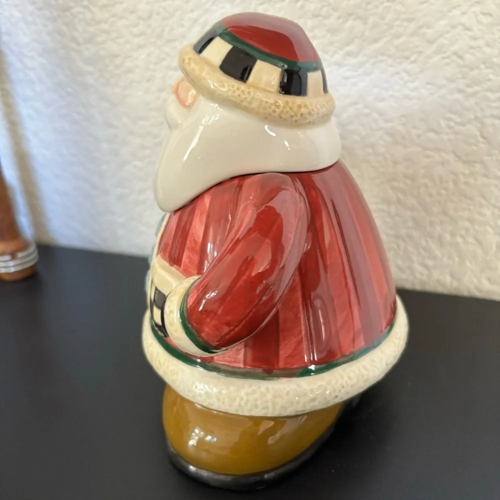 Sakura Debbie Mumm Short & Stout Santa Claus Christmas Hand Painted‎ Teapot